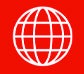 El icono del globo terráqueo representa la red internacional de representantes de ventas de Gore.