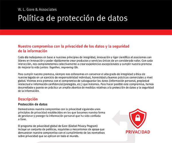 Nuestro enfoque en la protección de datos