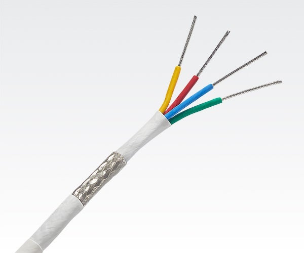 Gore’s lightweight Ethernet quadrax cable for Cat5e protocol in commercial aircraft.