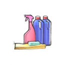 Envases para productos químicos domésticos y limpiadores