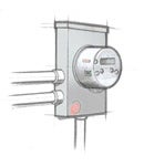 Contadores inteligentes de electricidad, gas o agua