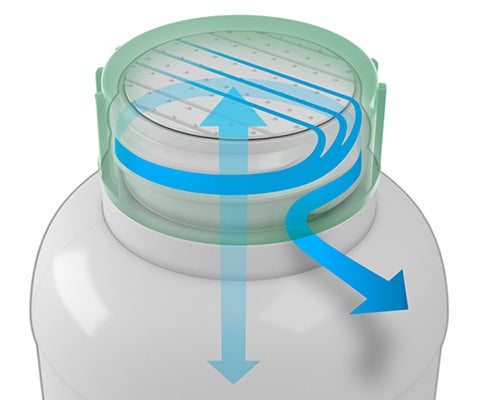 Diagrama de la ventilación a través de la rosca